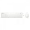 HyperX Zestaw klawiatura i mysz 650 bezprzewodowy biały 4R016AA#ABB